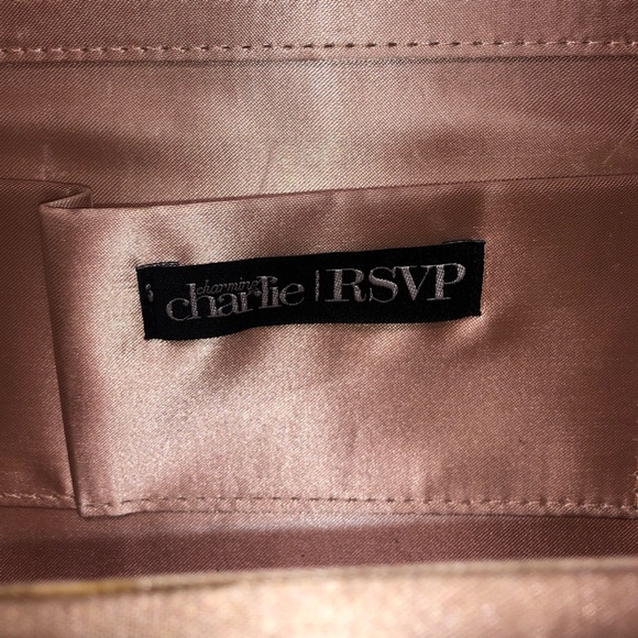 😍 Rose Gold Rhinestone Clutch - Picture 6 of 6